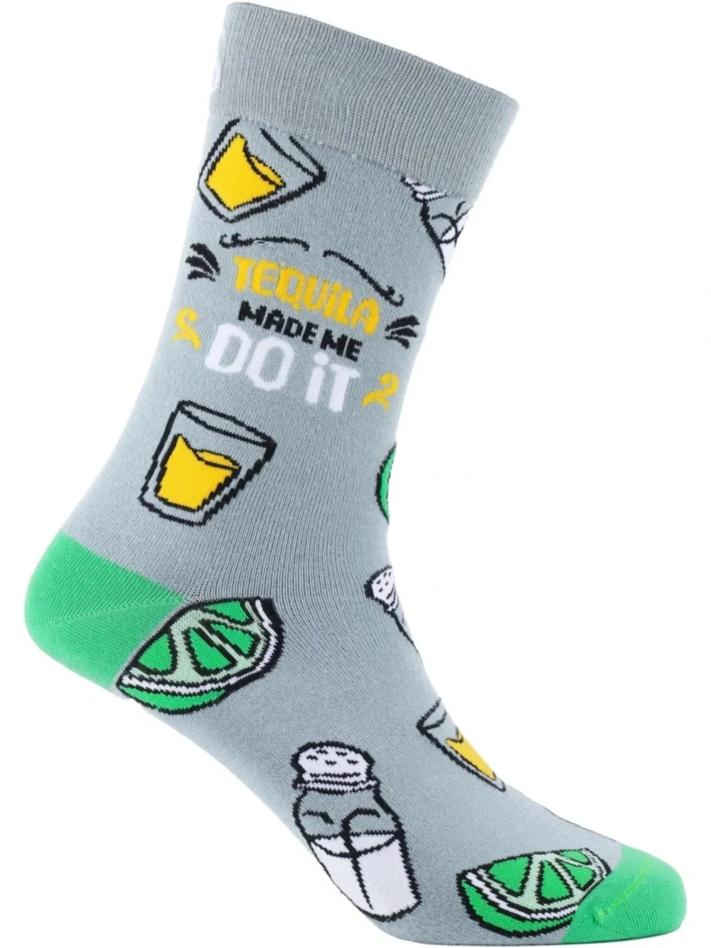 Sexy Socks “Tequila Made Me Do It” Natural Bamboo Socks NWT